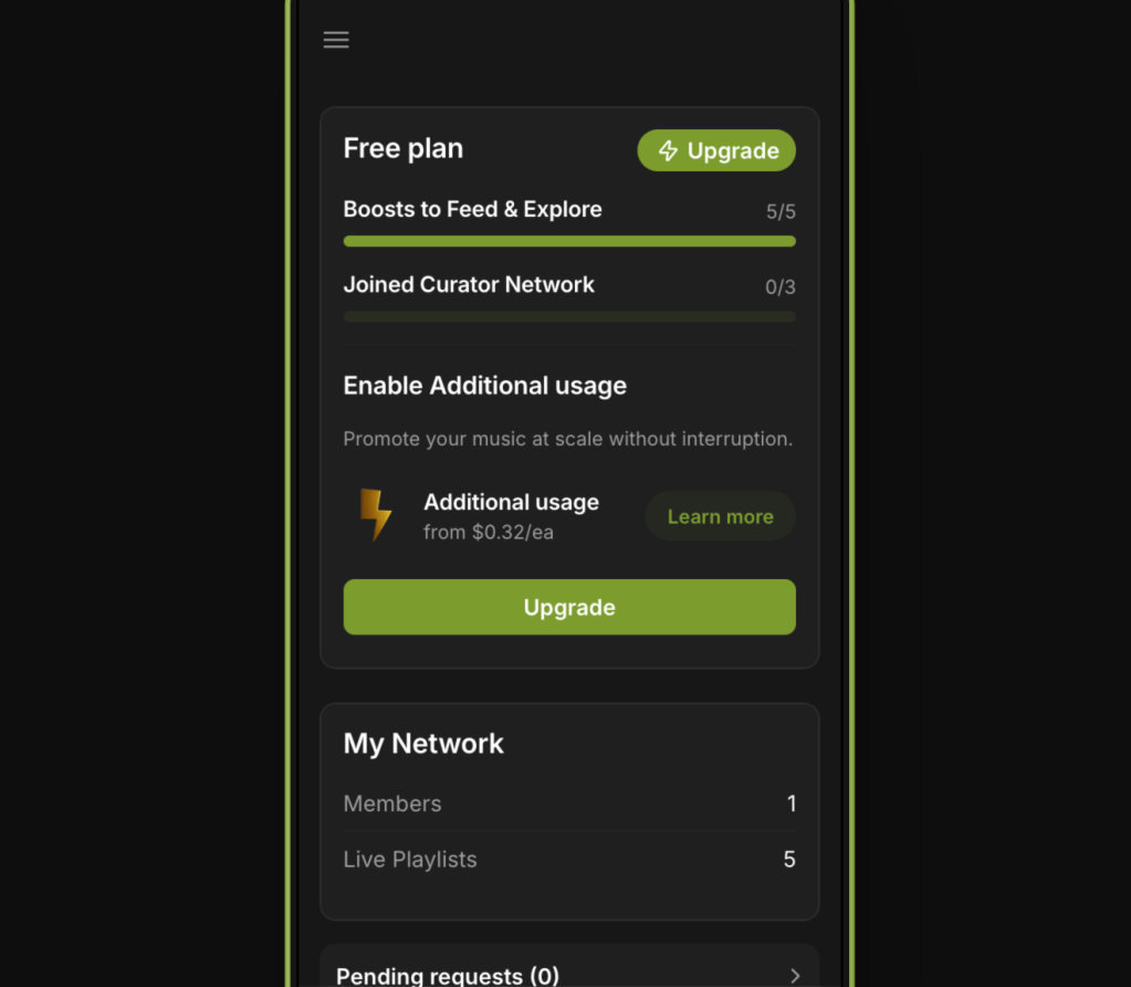 PlaylistFeed Dashboard - Upgrade